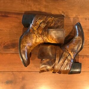 FREEBIRD BY STEVEN SAINT COGNAC LEATHER BOOT SIZE 11